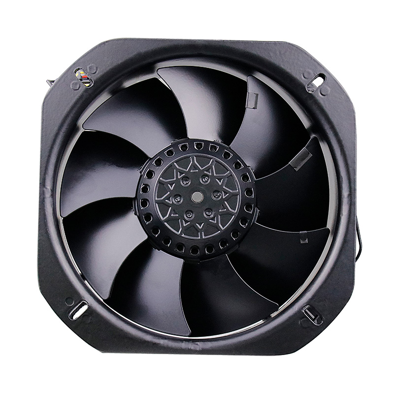 พัดลม AC ใบมีดโลหะ 225x225x80mm-9 ใบ